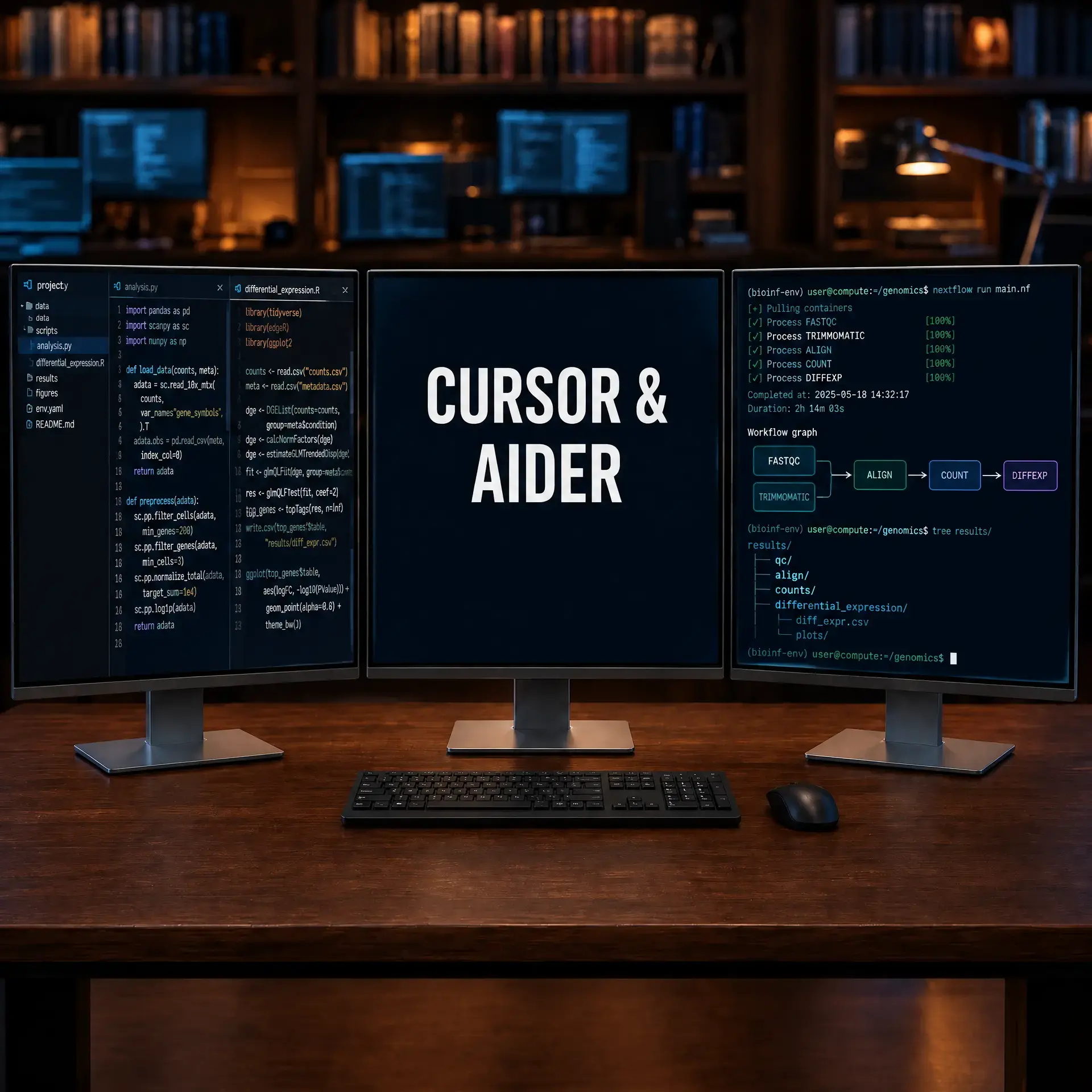 Installing Cursor and Aider for Bioinformatics