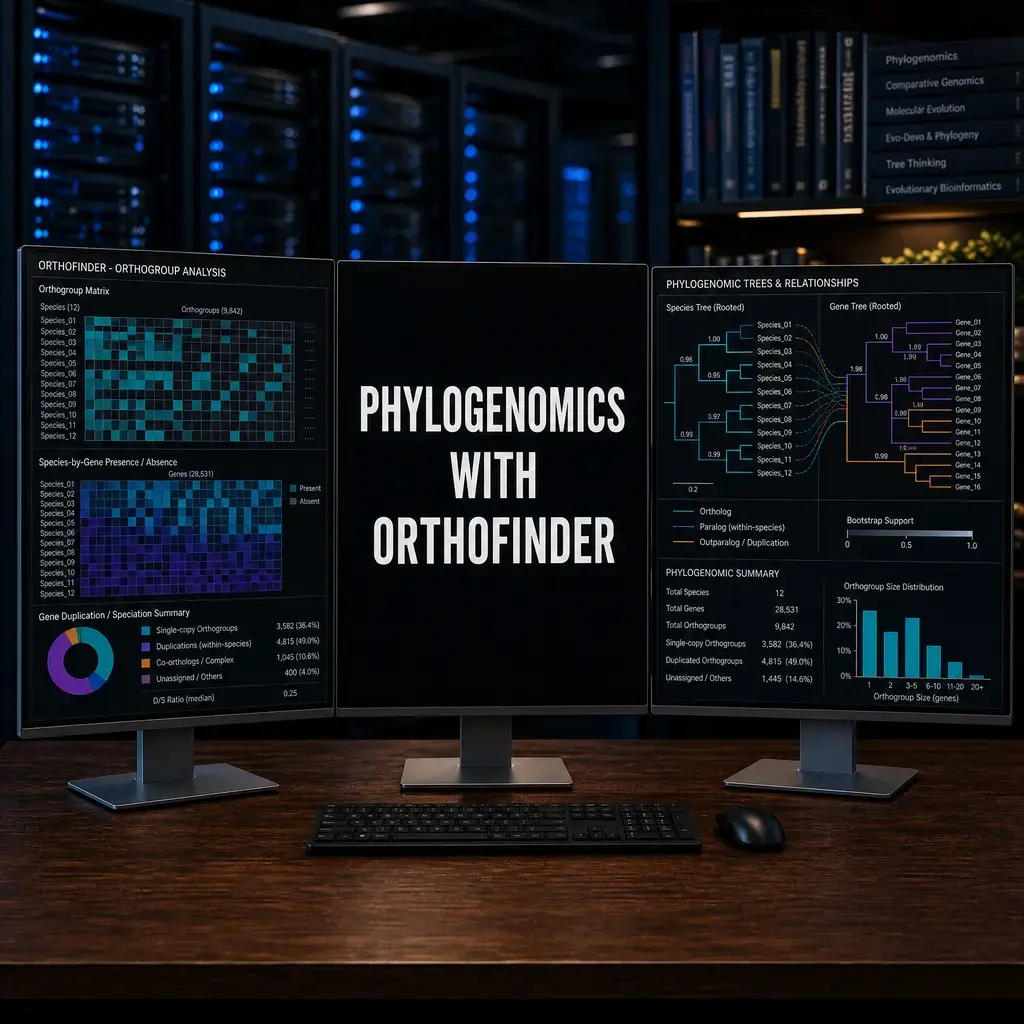 Phylogenomics with OrthoFinder