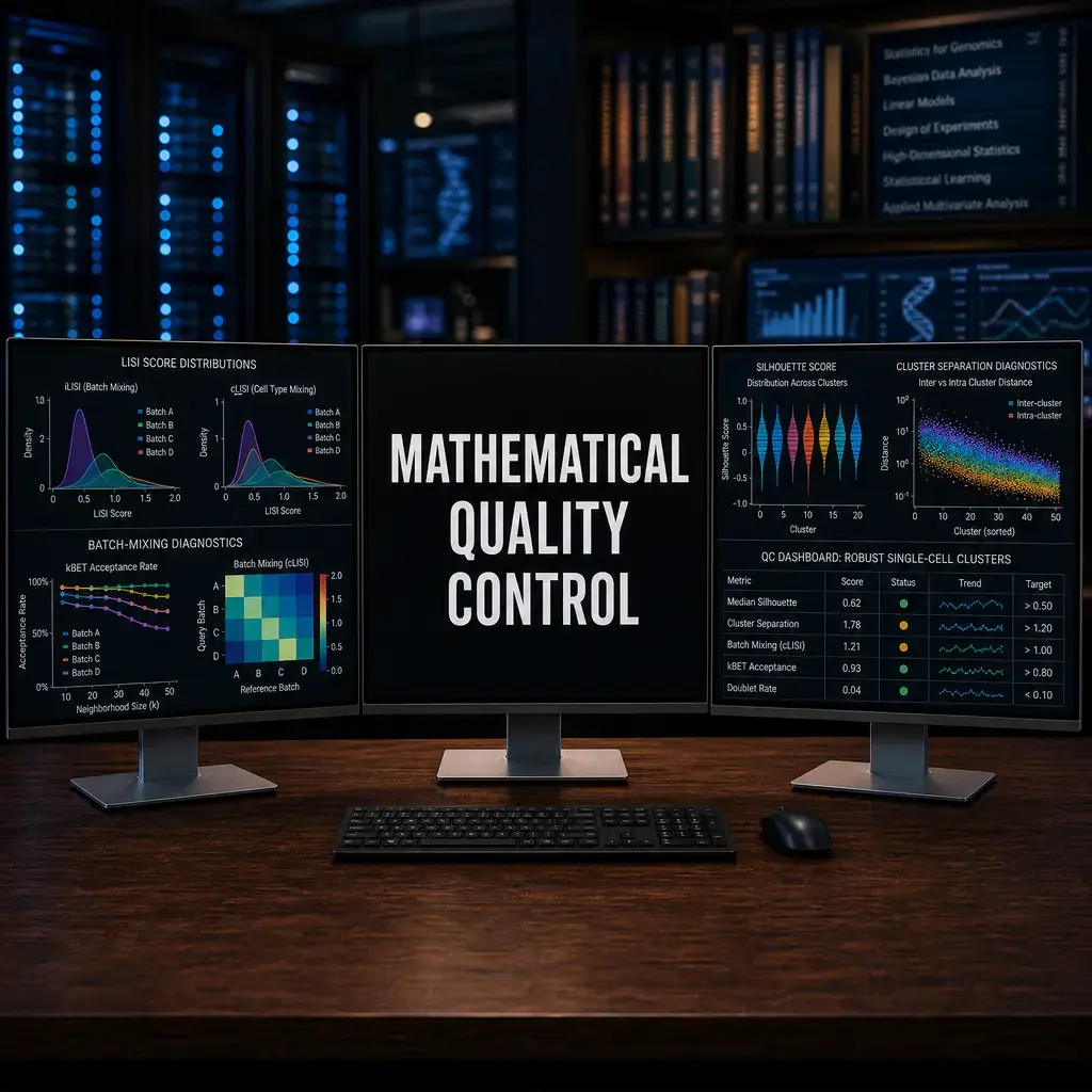 Mathematical Quality Control (LISI & Silhouette)